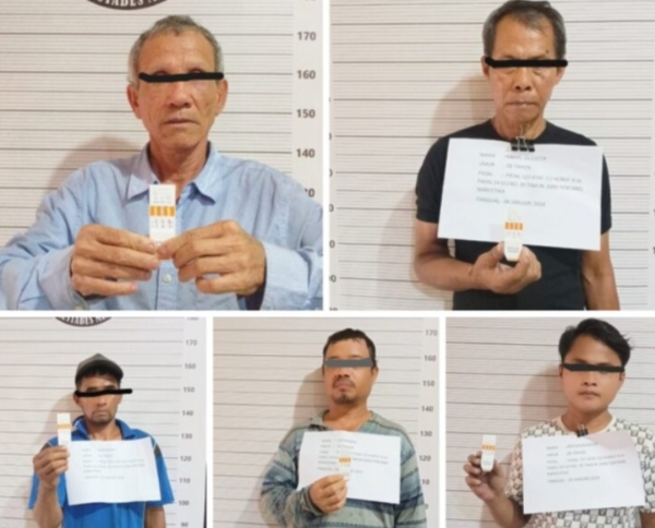 Pelaku diamankan petugas kepolisian.(istimewa).