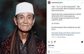 Maia Estianty Berduka, Buya Syakur Tutup Usia: Ceramah Penuh Ketenangan yang Merangkul Semua
