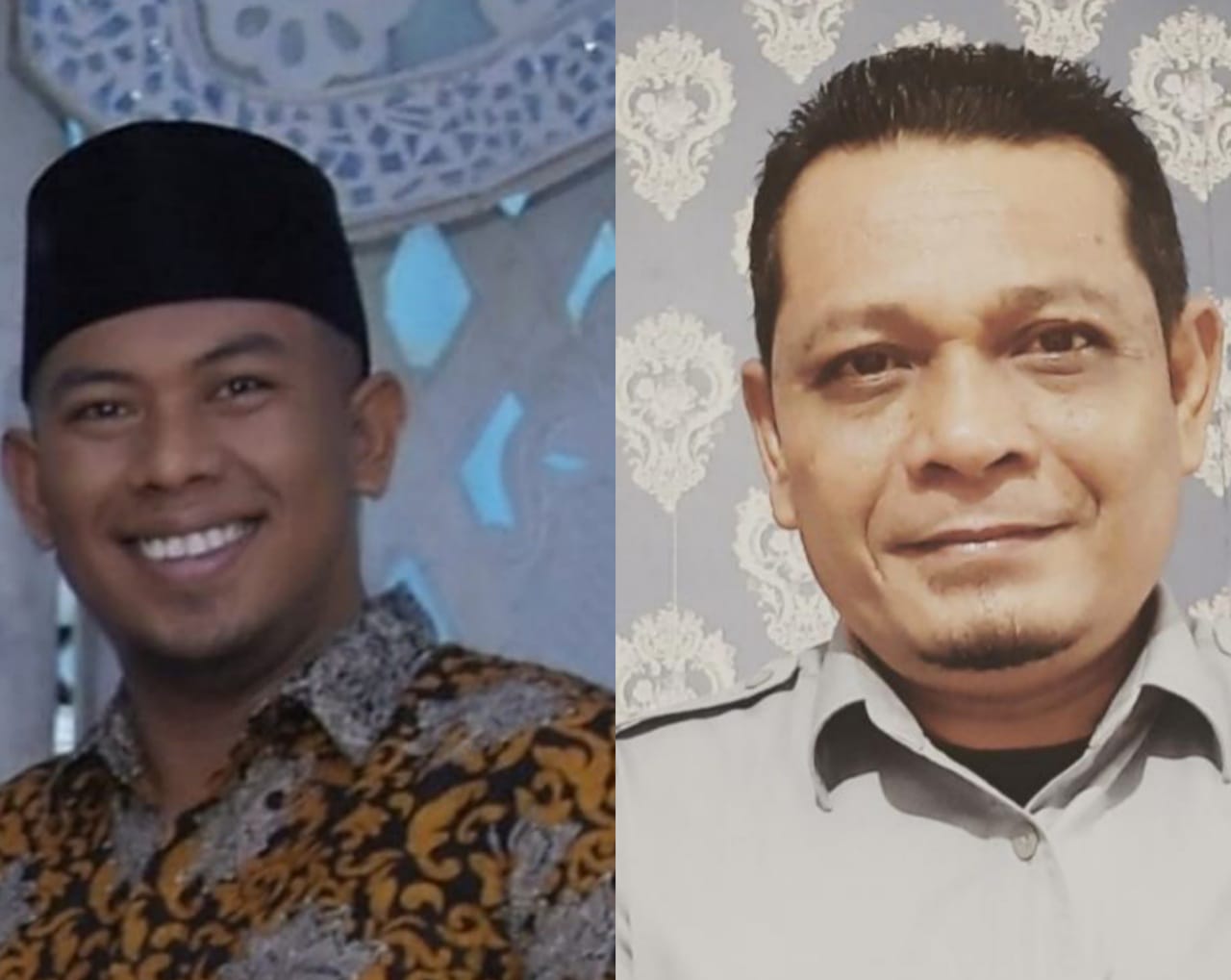 Ketua SP3M PUD Pasar Medan Bonar Pasaribu (kanan). BP/erwan
