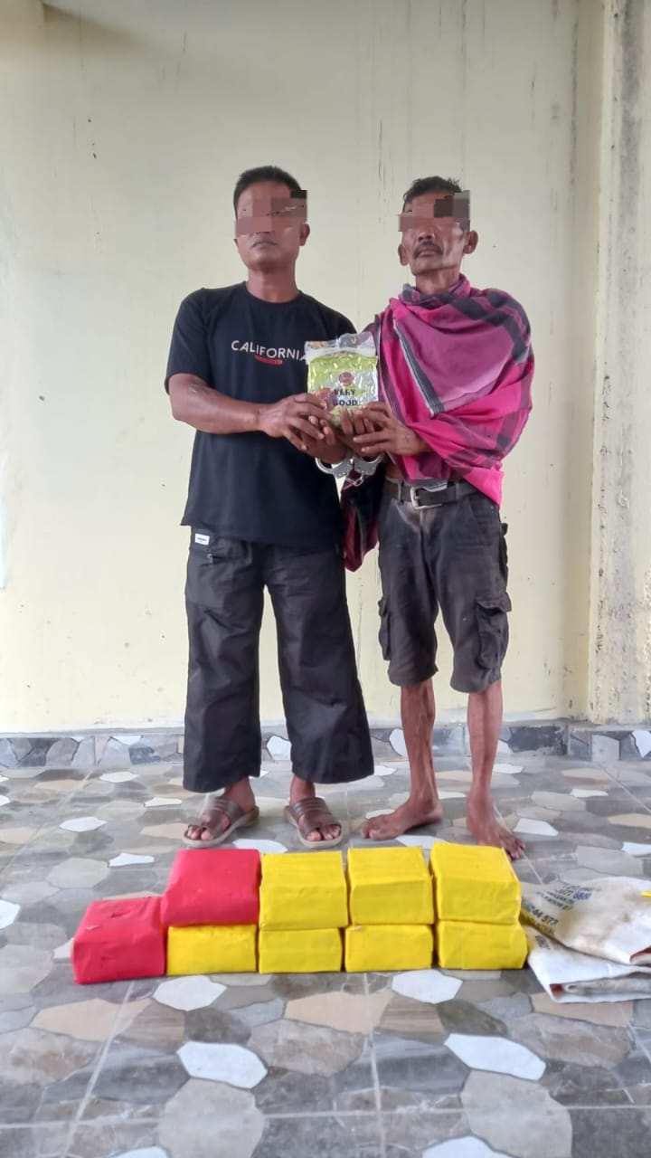 kedua nelayan yang diamankan Polda Sumut.(istimewa).