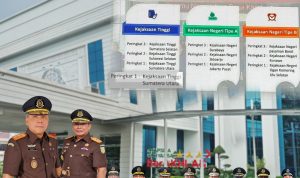 Kajati dan seluruh anggota kejaksaan di Kejati Sumut.(istimewa).