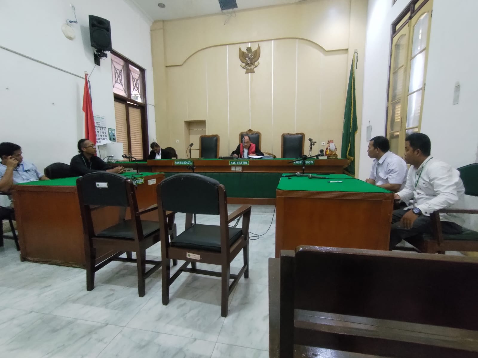 suasana sidang yang bergulir di PN Medan.(istimewa)