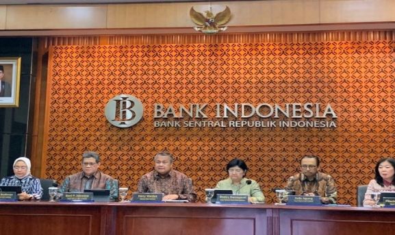 Gubernur BI Perry Warjiyo memimpin rapat.(Istimewa).