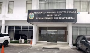 Kantor Sekretariat DPRD Sumut Jalan Imam Bonjol Medan.(istimewa).