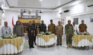 Wujud Sinergitas Yang Baik, Pemko Binjai Ikuti Kegiatan Komunikasi Sosial Bersama Kodim 0203/Lkt