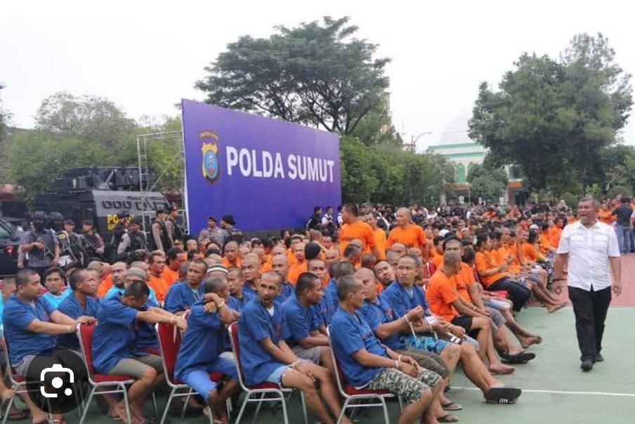Pelaku yang diamankan Polda Sumut.(istimewa)