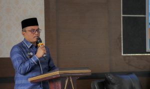 Ket. Gbr : Pj Wali Kota Padangsidimpuan Letnan Dalimunthe saat membuka Forum Konsultasi Publik RKPD tahun 2025 di Aula Bapelitbang Padangsidimpuan, Kamis (25/1-24). Foto : BP/Ist