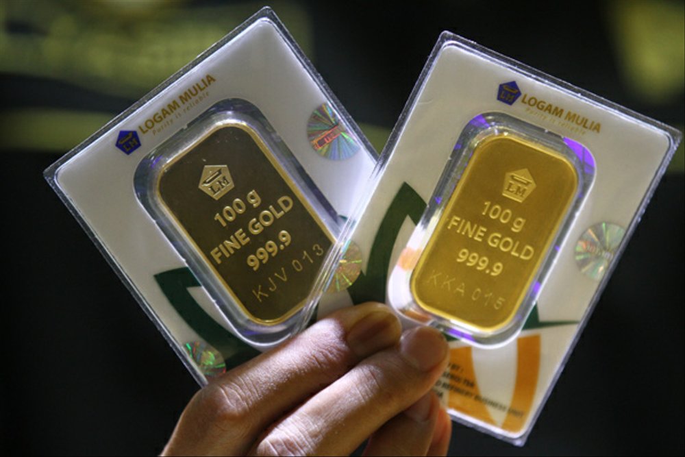 Harga Emas Batangan di Logam Mulia Antam Jumat