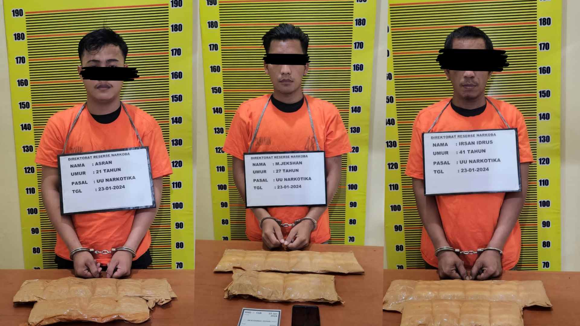 Penyelundup Sabu Sabu Ditangkap Polisi di Bandara Internasional Kualanamu