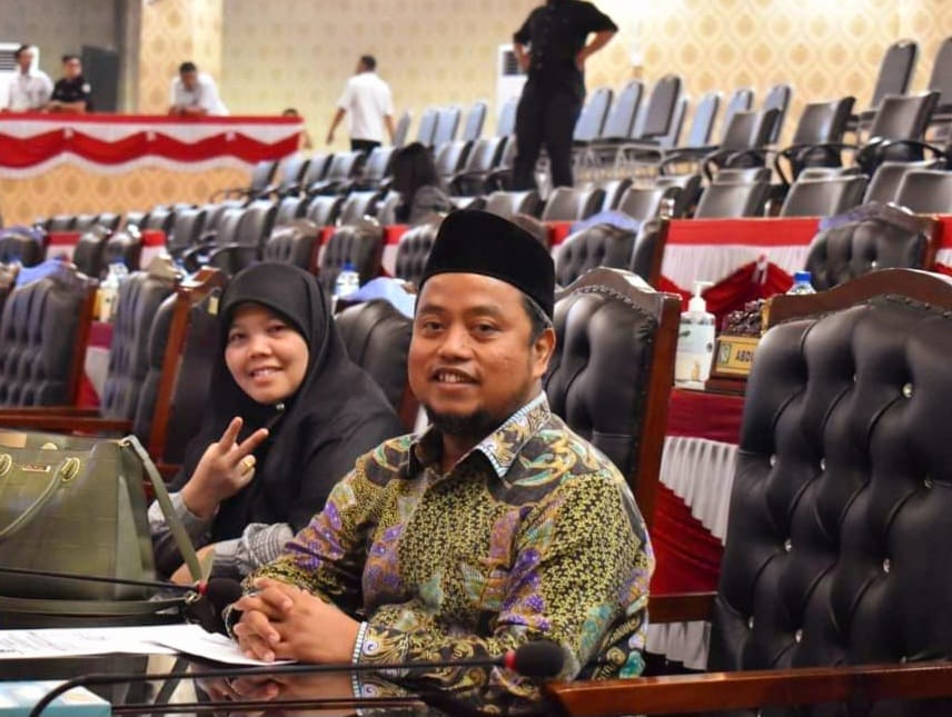 Syaiful Ramadhan dalam salah satu kesempatan Paripurna di DPRD Medan. BP/erwan