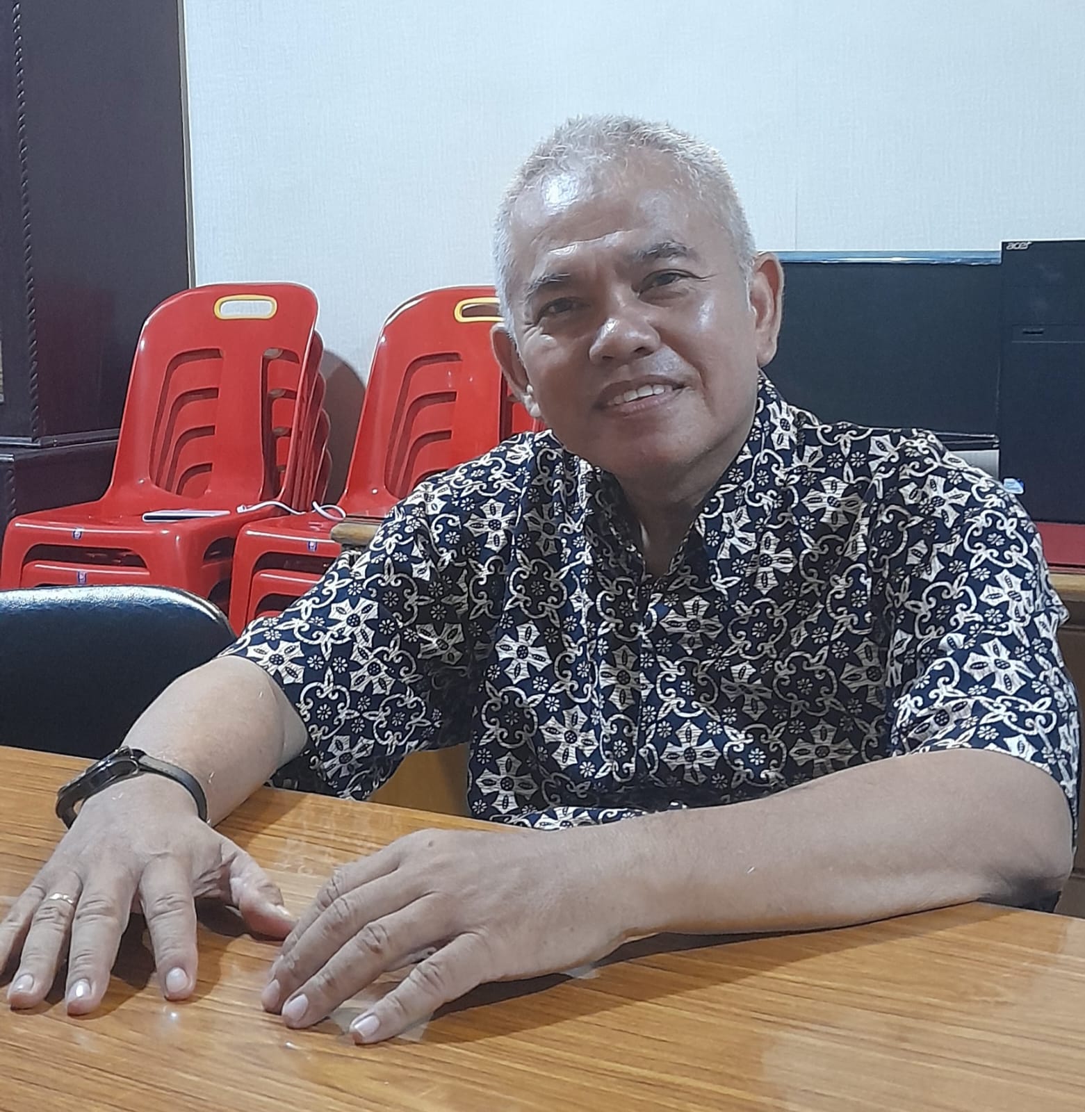 Teks foto: Ketua DPW Ikatan Media Online (IMO) Sumatera Utara HA. Nuar Erde. BP/erwan