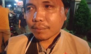 korban dalam keadaan lembam diduga dianiaya.(istimewa).