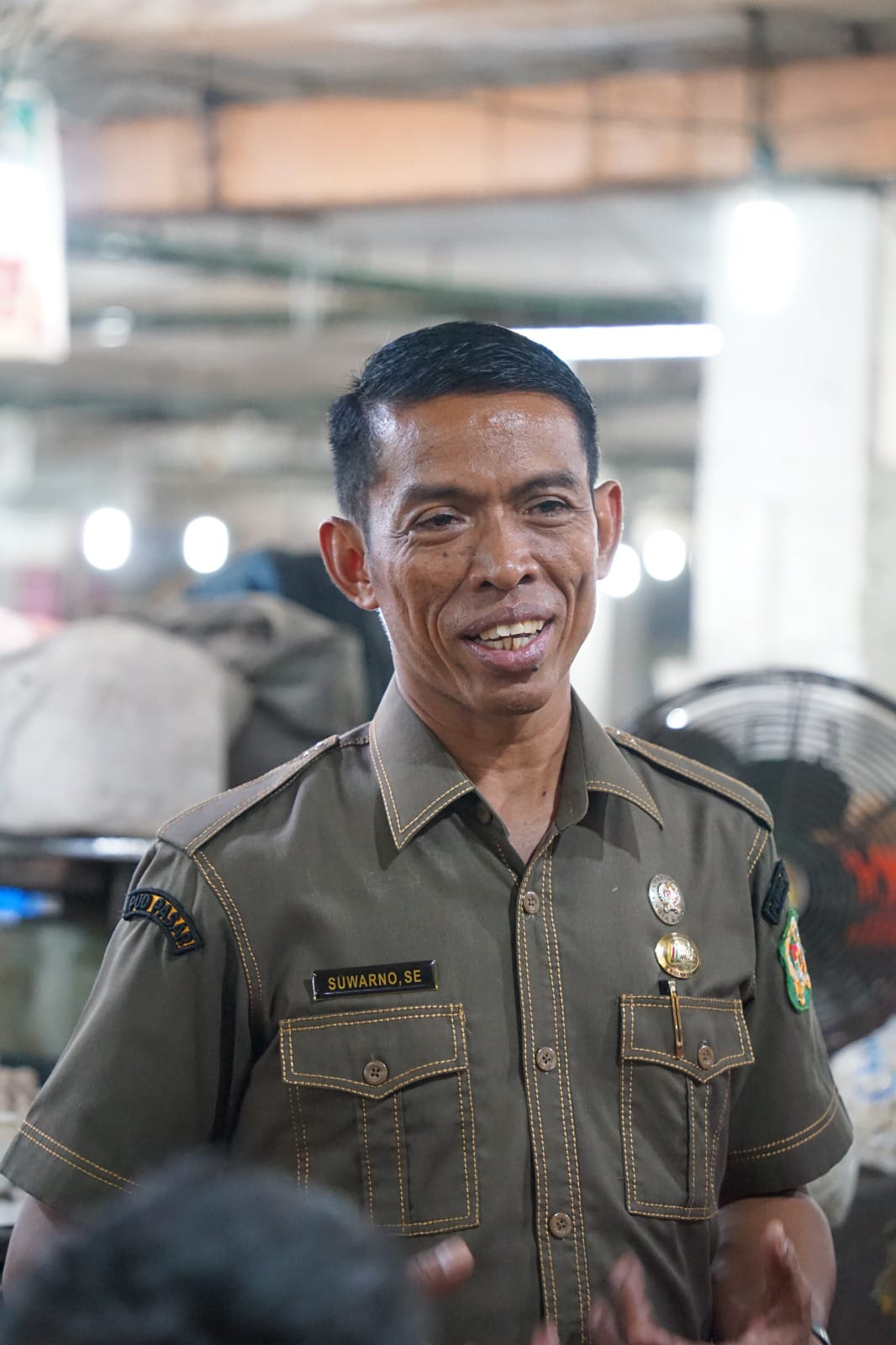 Dirut PUD Pasar Medan Suwarno. BP/erwan