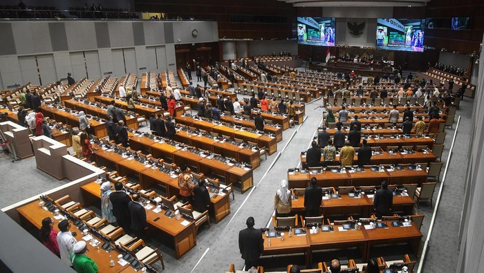 Ilustrasi rapat paripurna DPR. (Antara Foto/Aditya Pradana Putra)