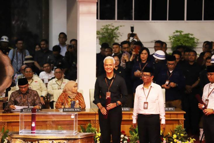 Capres dan Cawapres nomor urut 3 Ganjar Pranowo dan Mahfud MD. (Dok. Istimewa)