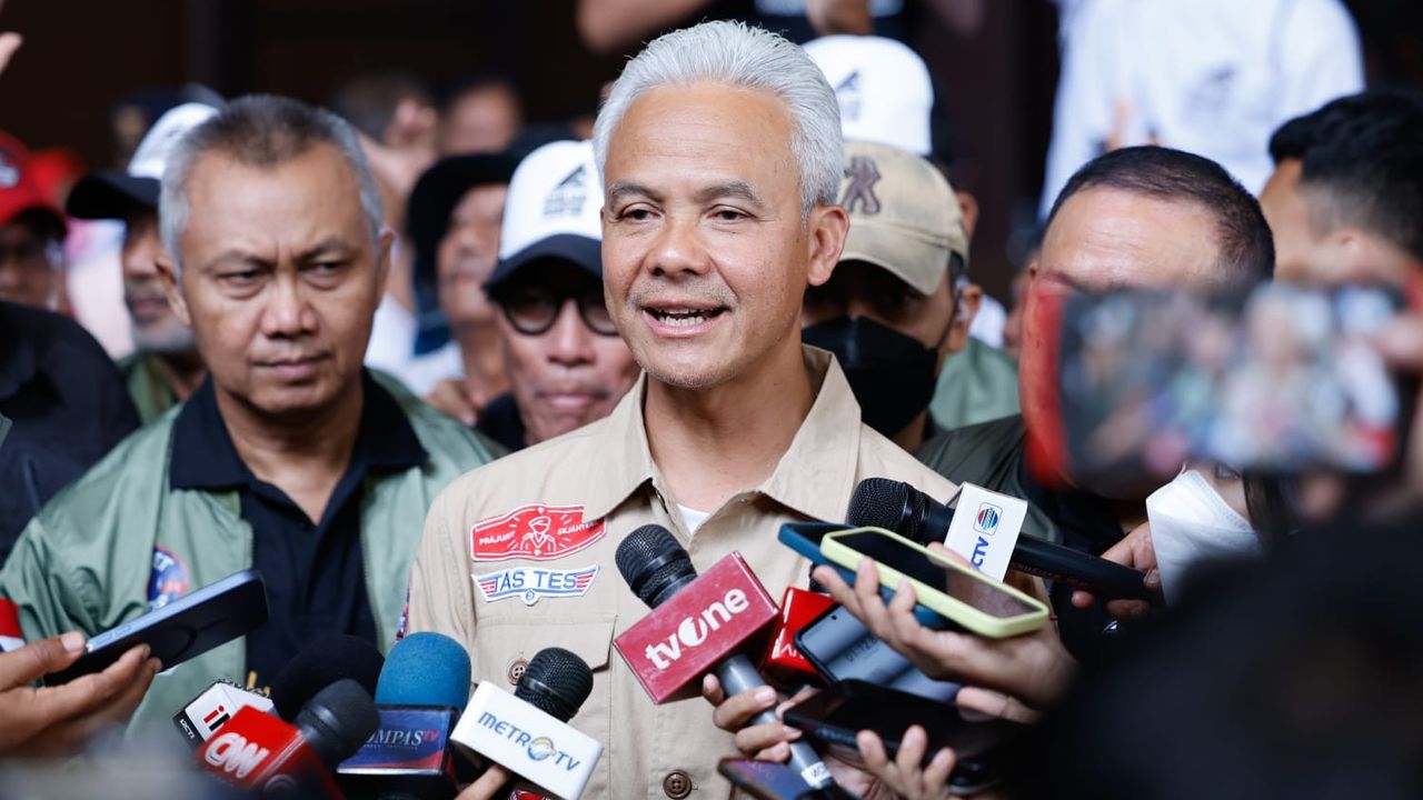 Calon Presiden (Capres) nomor urut tiga, Ganjar Pranowo. (Dok. TPN Ganjar-Mahfud)