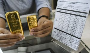 Harga Emas Batangan Antam Naik Rp2.000 Menjadi Rp1.134.000 per Gram