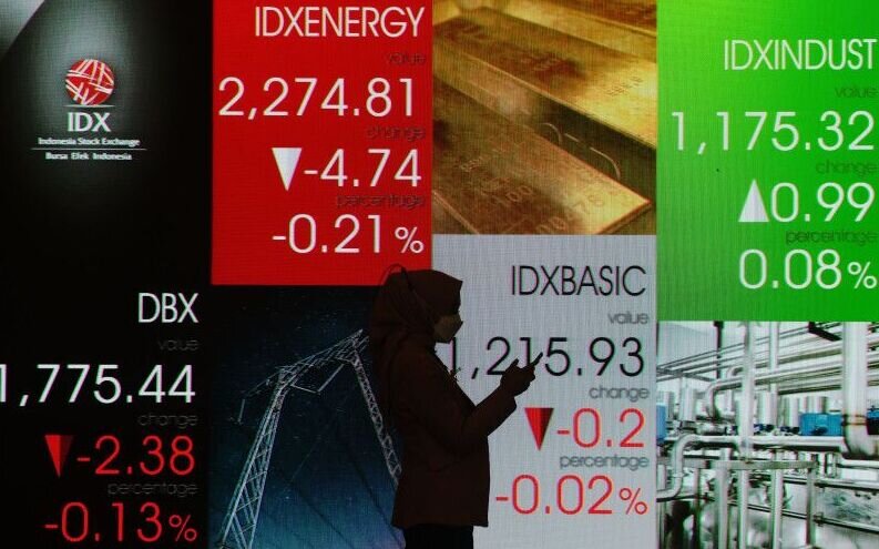 IHSG Ditutup Melemah Dipimpin oleh Saham Sektor Keuangan