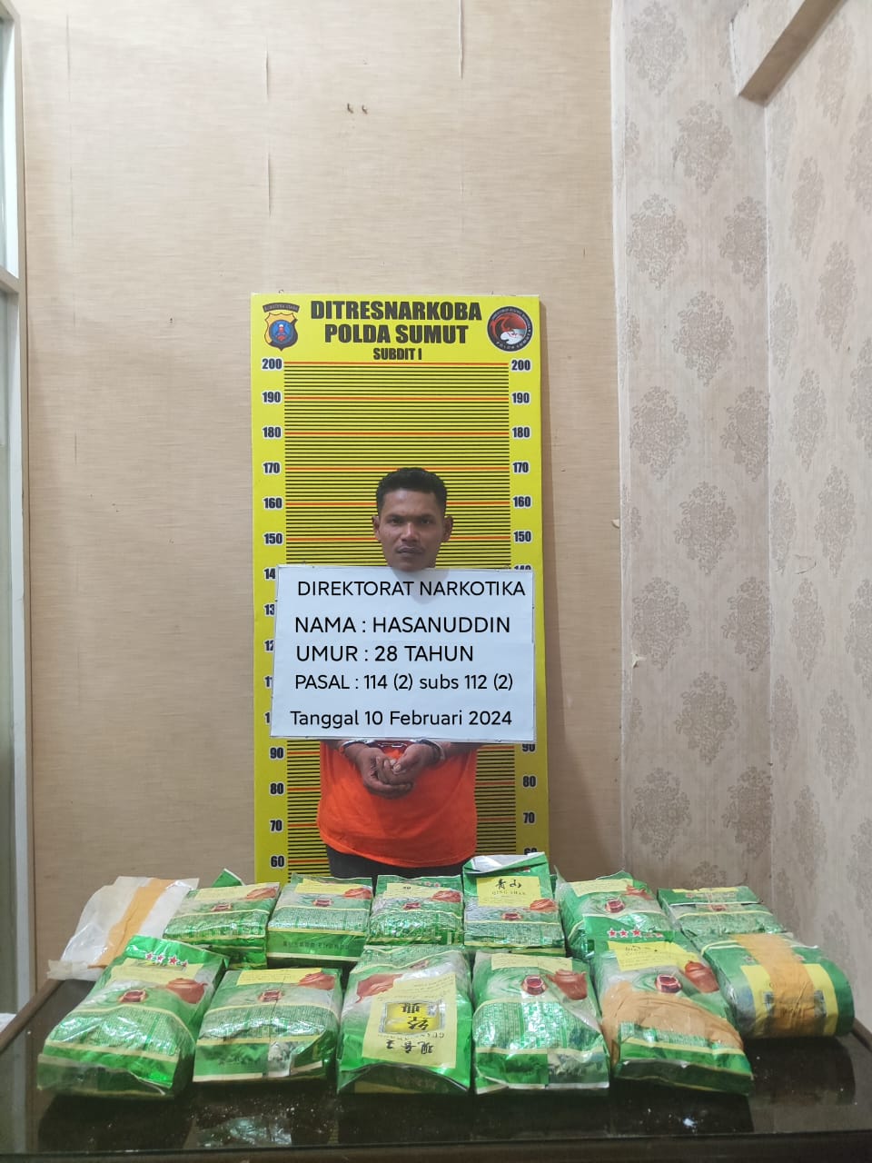 pelaku yang diamankan pihak kepolisian.(istimewa).