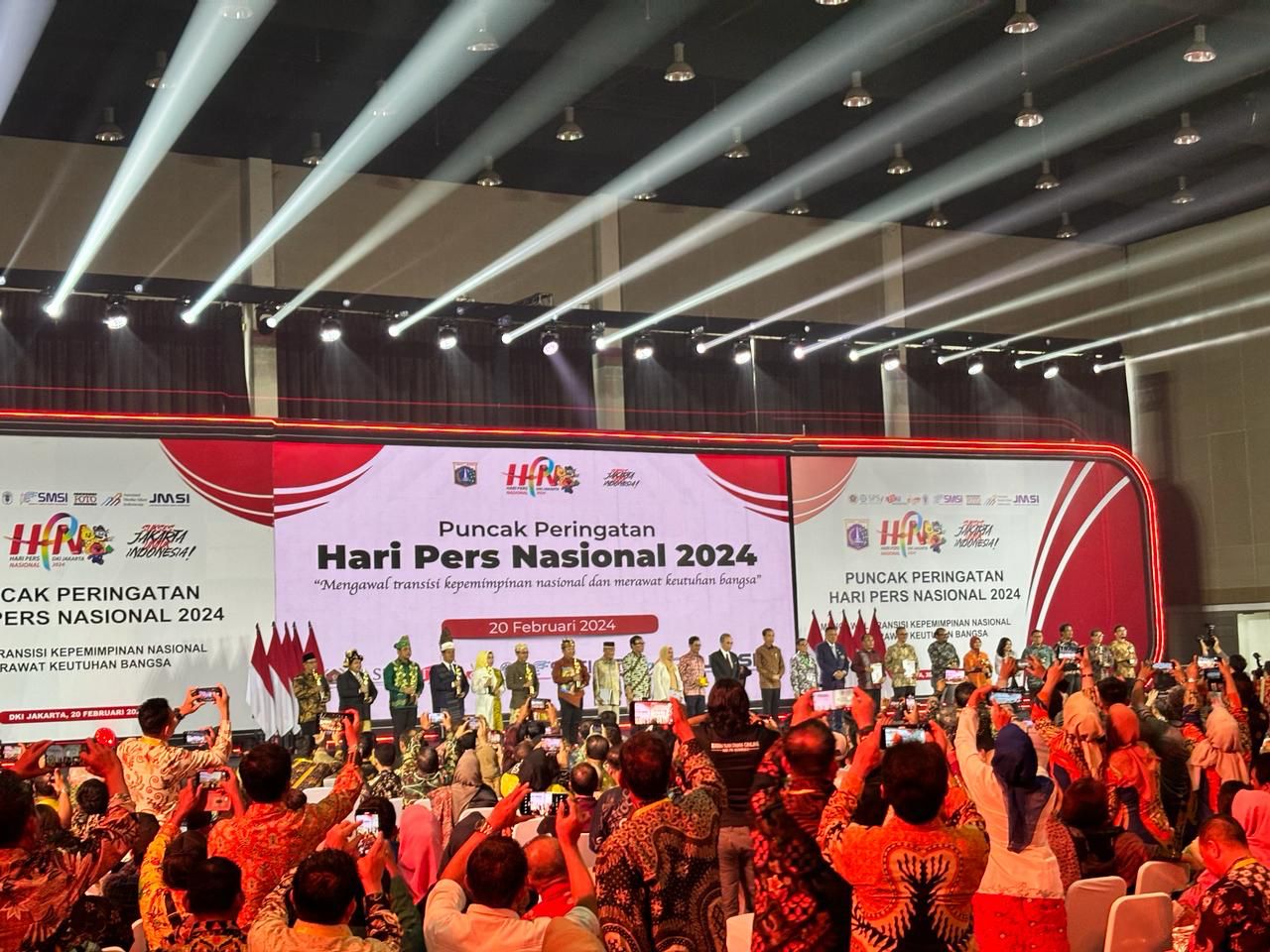 Kadis Kominfo Kota Binjai hadiri puncak perayaan Hari Pers Nasional (HPN) di Jakarta.