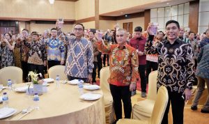 Walikota Medan Bobby Nasution diwakili Aspem M Sofyan saat menghadiri perayaan HUT Ke-64 Kaisar Jepang Naruhito. BP/erwan