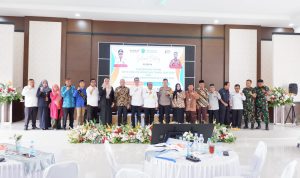 Pj Wali Kota Padangsidimpuan Letnan Dalimunthe pada Musrenbang RKPD dan RPJPD Kota Padangsidimpuan di Aula Bapelitbangda setempat, Rabu (28/2-24). Foto : BP/Ist