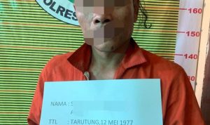 pelaku yang diamankan pihak kepolisian.(istimewa).