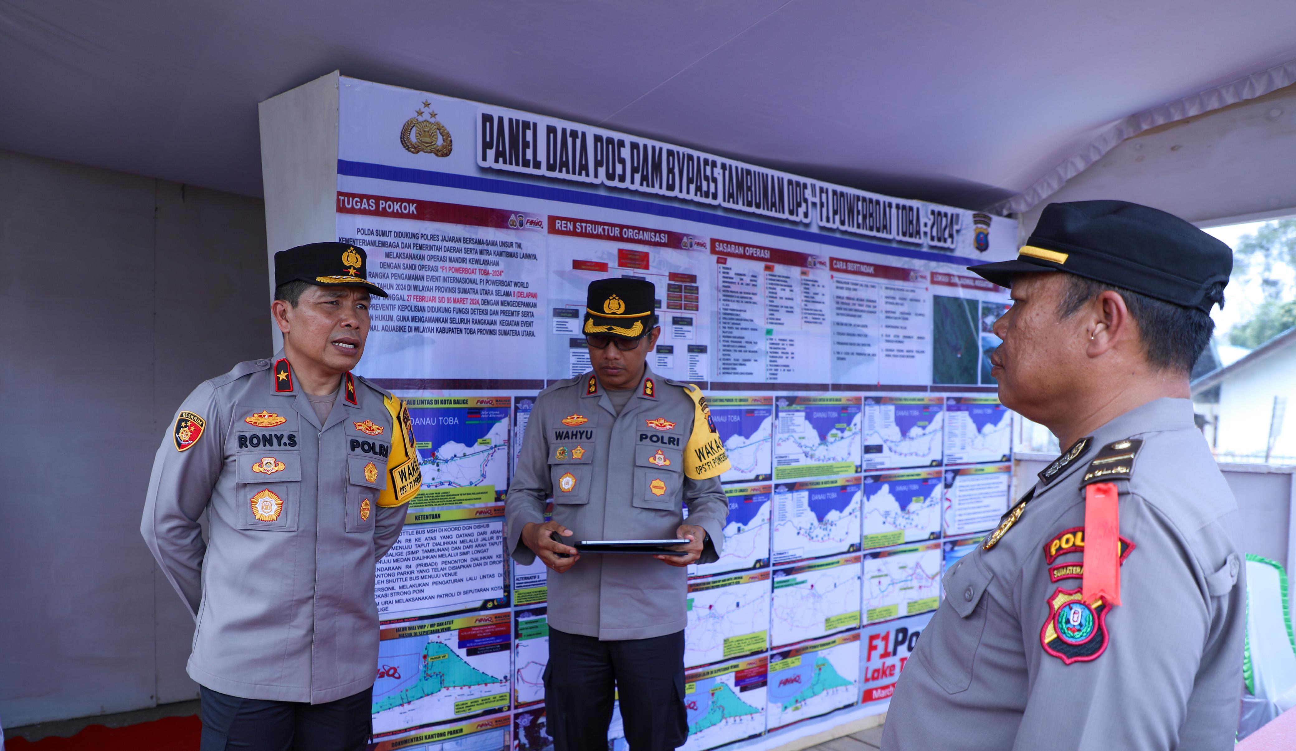 Wakapolda Sumut meninjau lokasi kegiatan.(istimewa)