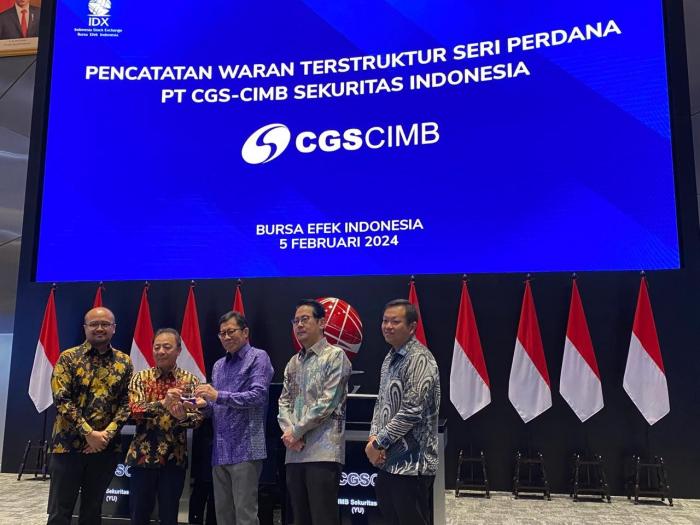 PT CGS-CIMB Sekuritas Indonesia Rencanakan 100 Waran
