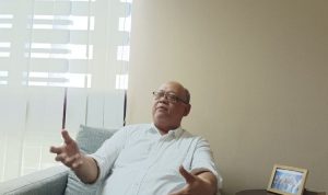 Deputi III Kantor Staf Presiden (KSP) Eddy Priyono di Gedung Bina Graha, Jakarta, Senin (19/2/2024). (Kompas.com/ Dian Erika)
