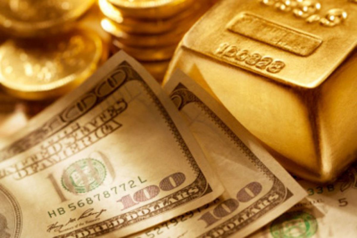 Harga Emas Berjangka Turun di COMEX New York Mercantile Exchange Akibat Penguatan Dolar AS