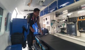 Tim pengamanan sedang bekerja.(istimewa)