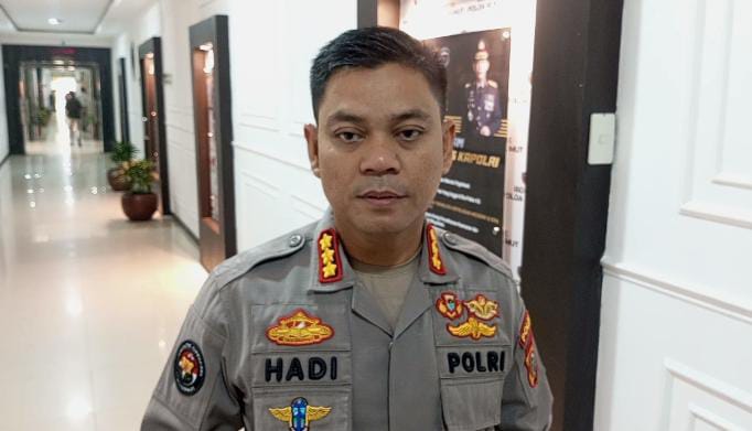 Kabid Humas Polda Sumut, Kombes Pol Hadi Wahyudi memberikan keterangan kepada awak media.(Istimewa).