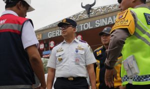 Kadis Perhubungan Sumut ketika memberikan keterangan kepada masyarakat.(Istimewa)