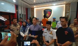Kasatreskrim Polrestabes Medan memberikan keterangan kepada awak media.(Istimewa).