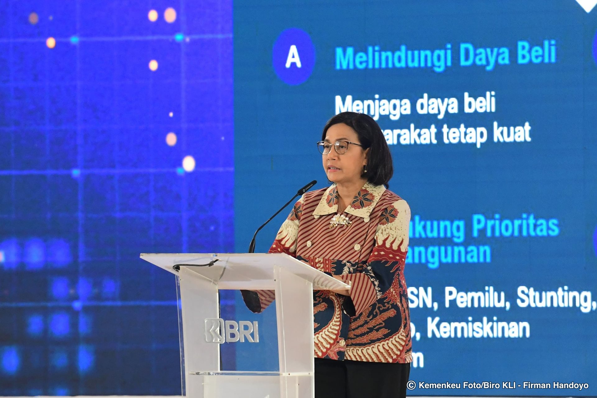 Menteri Keuangan Mendorong BRI untuk Meningkatkan Akses Pembiayaan UMKM