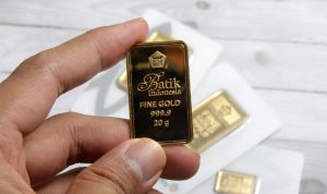 Harga Emas Batangan di PT Pegadaian Turun Setelah Mencapai Rekor Tertinggi