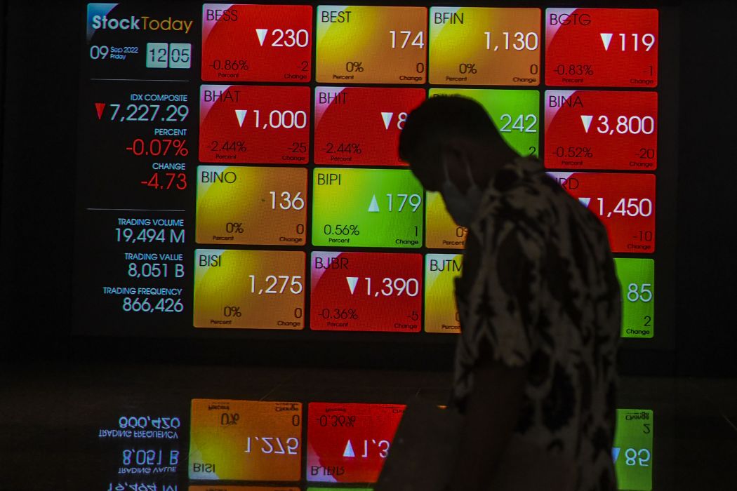 IHSG BEI Melemah Sedikit, LQ45 Juga Turun Tipis pada Pembukaan Senin Pagi