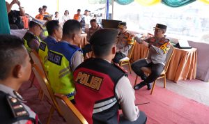Kapolda Sumut kunjungi Pos Pam di Kecamatan Pancurbatu.(Istimewa)