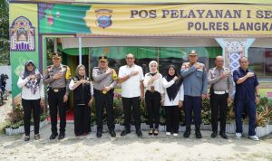 Pj. Bupati Bersama Kapolres Langkat Tinjau Pos Pelayanan dan Pantau Arus Balik Balik Mudik Idul Fitri 1445 H Berjalan Lancar. Foto: Ist.  