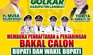 DPD Golkar Membuka Penjaringan Pendaftaran Calon Bupati dan Wakil Bupati Periode 2024-2029. Foto : Ist.