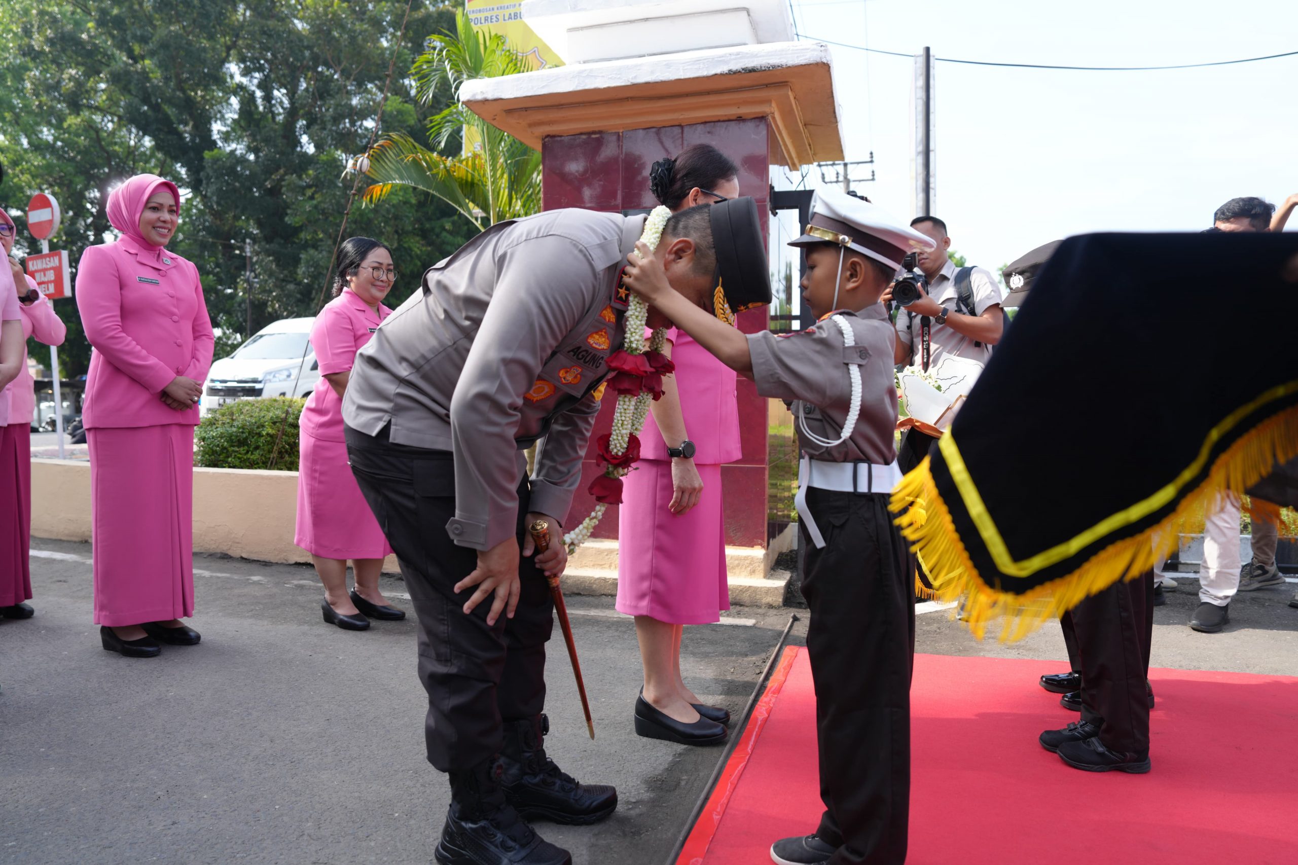 Kapolda Sumut, Irjen Pol Agung Setya Imam Effendi kunker ke Mapolres Labusel.(Istimewa)