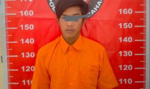 Pelaku yang diamankan.(Istimewa)