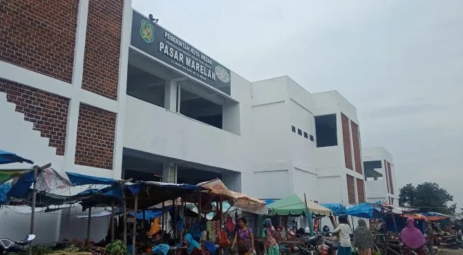 Pasar Marelan Medan. BP/erwan
