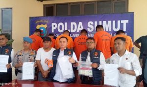 Kepolisian memaparkan pengungkapan kasus.(Istimewa)