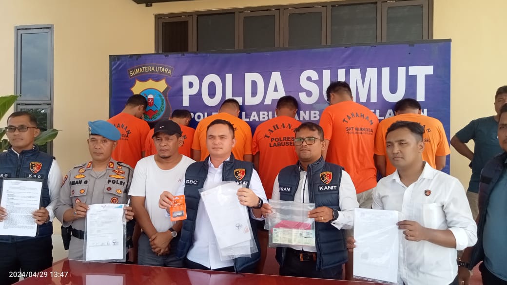 Kepolisian memaparkan pengungkapan kasus.(Istimewa)