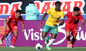 Timnas Australia U-23 kalah 0-1 dari Timnas Indonesia U-23 di Piala Asia U-23 2024. (Bola.com/Dok.PSSI).
