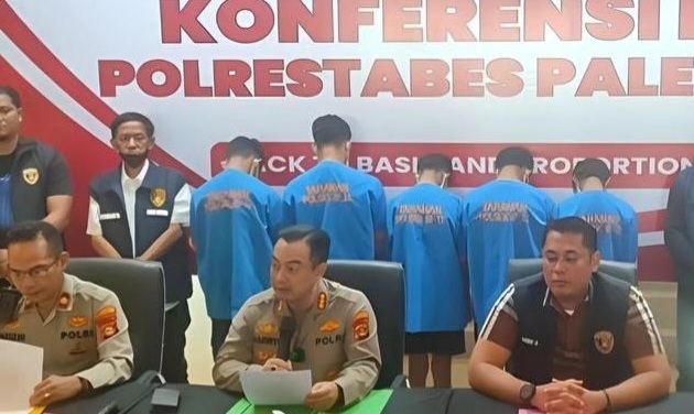 Pengeroyokan di Palembang Berujung Kematian, 5 dari 6 Pelaku Telah Diamankan Polisi