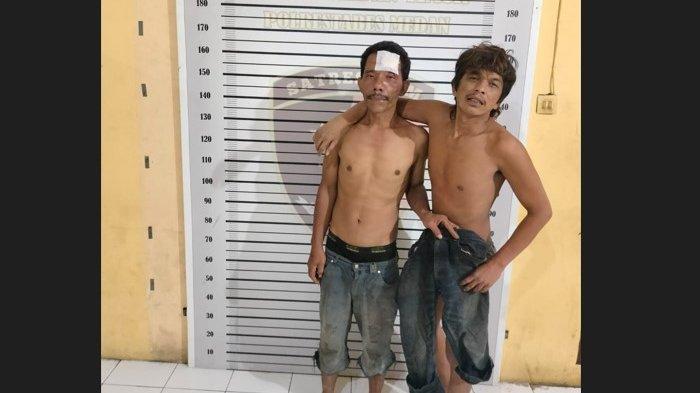 Polisi Amankan Dua Pria Residivis yang Mencuri Barang Besi Rel Kereta Api di Kota Medan