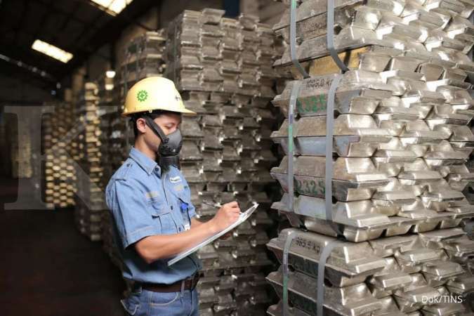 TINS Menguat 10% Akibat Lonjakan Harga Timah Global